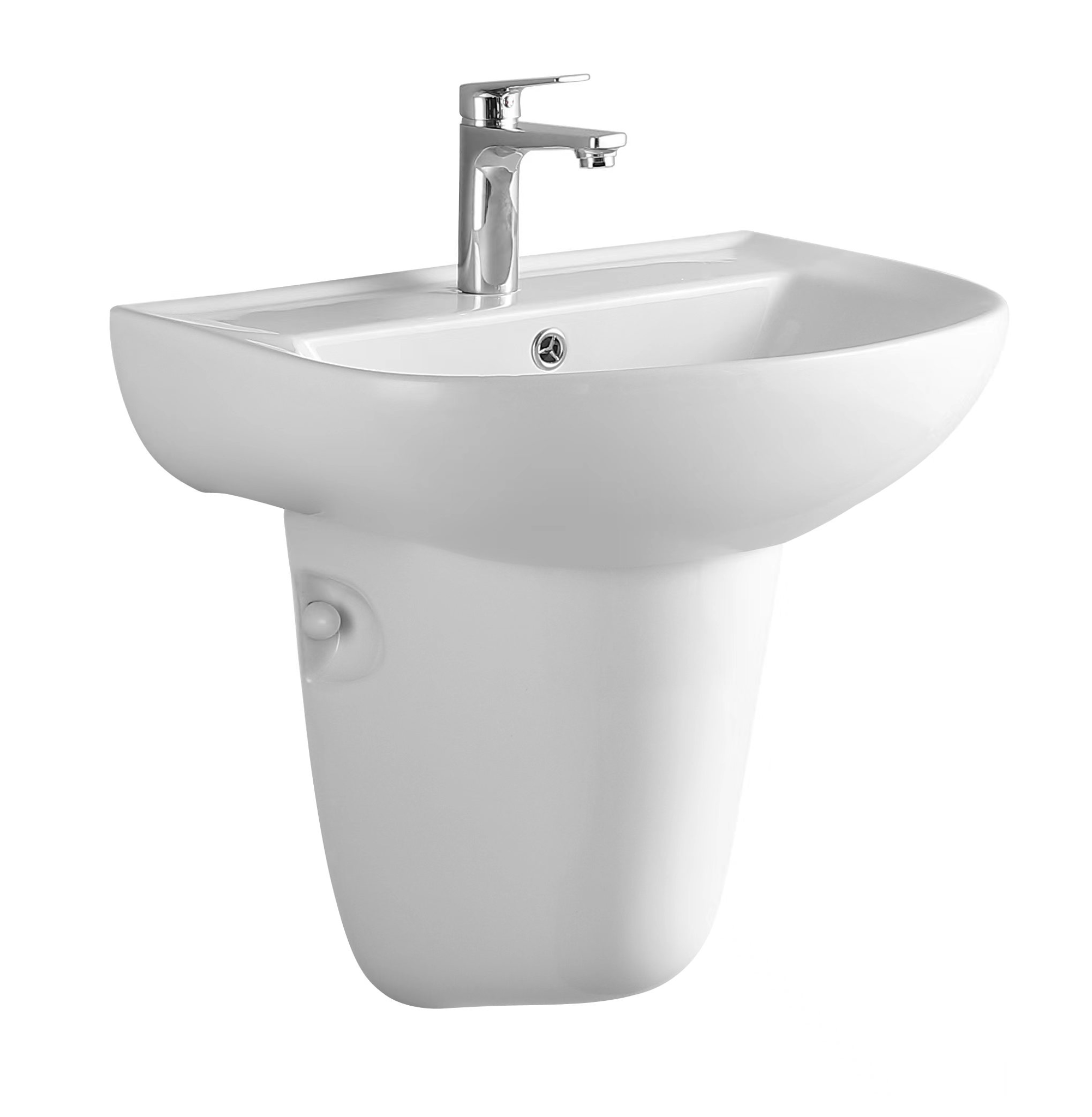 Ảnh sản phẩm 12808-1/11P-I011 Chậu Rửa Mặt Chân Lửng JOMOO